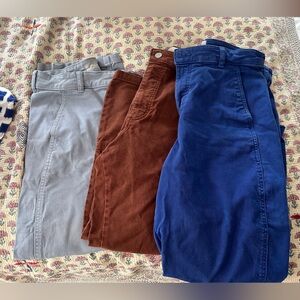 Lot of 3 everlane utility barrel pants